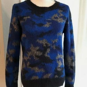 Blue Sandro mohair blend sweater 1 / small